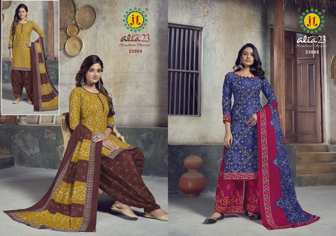 Jt Alia Vol 23 Casual Daily Wear Wholesale Printed Cotton Dress Material
